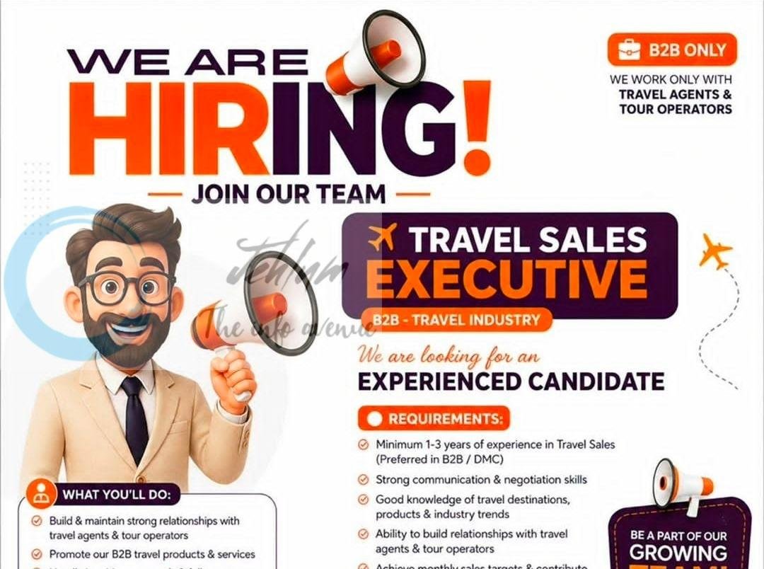 Journeys exotica srinagar Travel Sales Executive job opportunities 2026 1 Journey Sexotica srinagar Travel Sales Executive job opportunities 2026