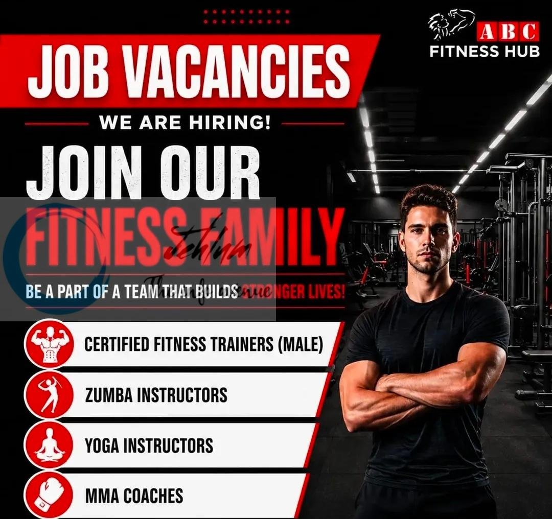 ABC Fitness Hub srinagar Fitness Trainers Zumba Instructors Yoga Instructors job opportunities 2026 1 ABC Fitness Hub srinagar Fitness Trainers Zumba Instructors Yoga Instructors job opportunities 2026
