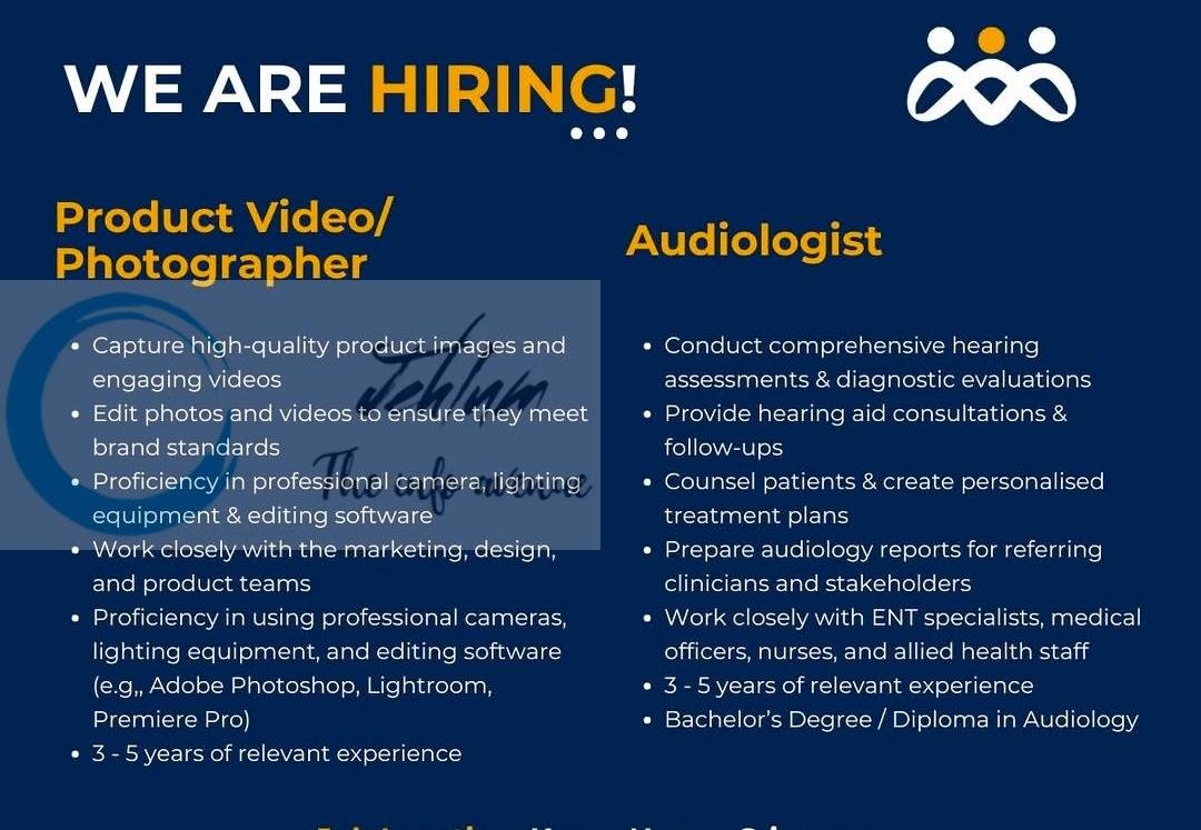 Mount Dev Solutions srinagar Photographer Audiologist Job opportunities 2026 1 Mount Dev Solutions srinagar Photographer Audiologist Job opportunities 2026