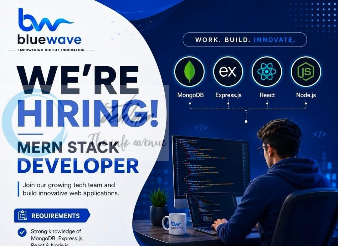 Blue Wave Global srinagar MERN Stack Developer job opportunities 2026 1 Blue Wave Global srinagar MERN Stack Developer job opportunities 2026