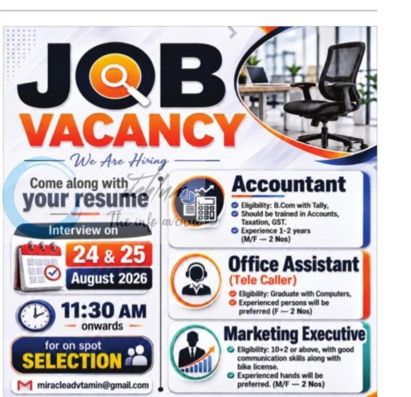 Miracle Advertising Agency Srinagar Job opportunities 2026