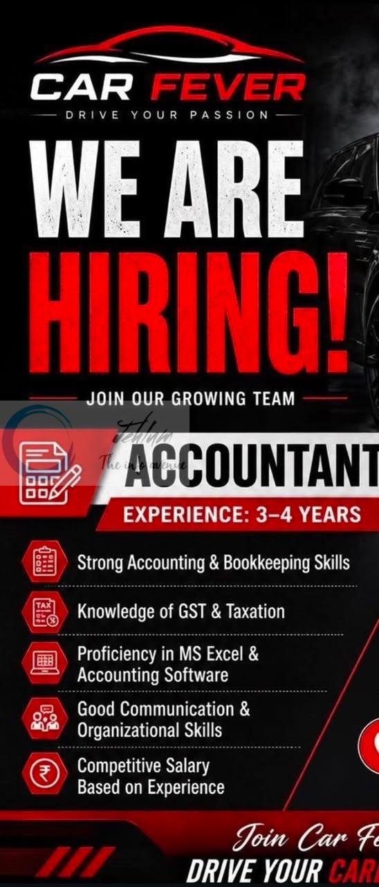 Car Fever Srinagar Accountant job opportunities 2026