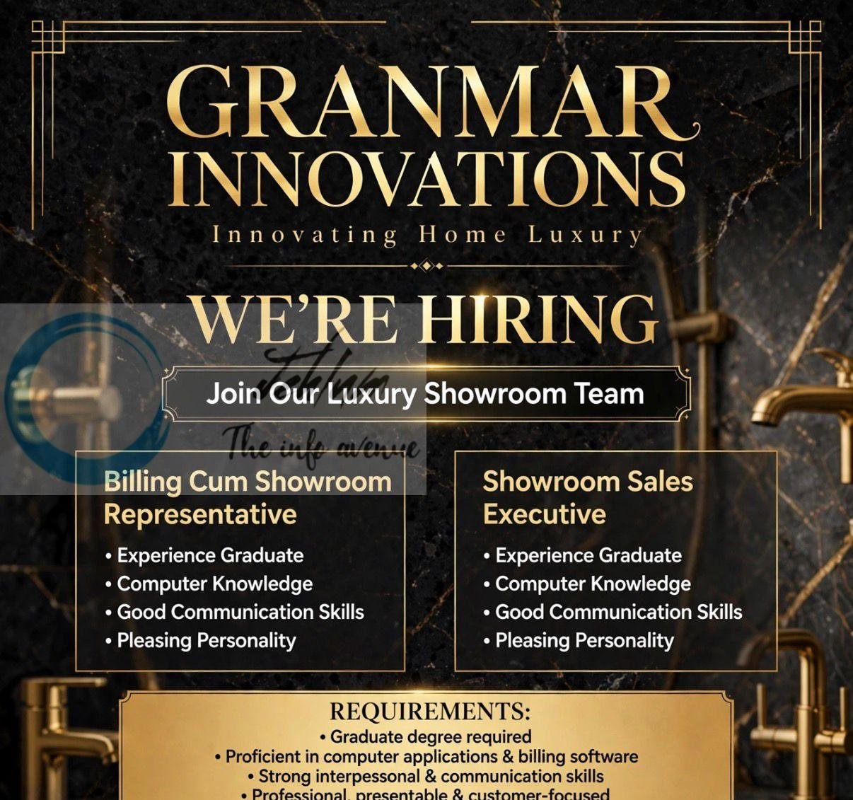 Grammar Innovations Srinagar Sales and Billing Executive employment opportunities 2026
