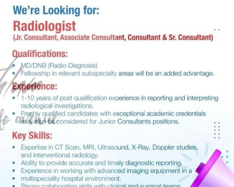 Shri Mata Vaishno Devi Narayana Superspeciality Hospital SMVDNSH Kakryal Katra Radiologist Consultant job opportunities 2026