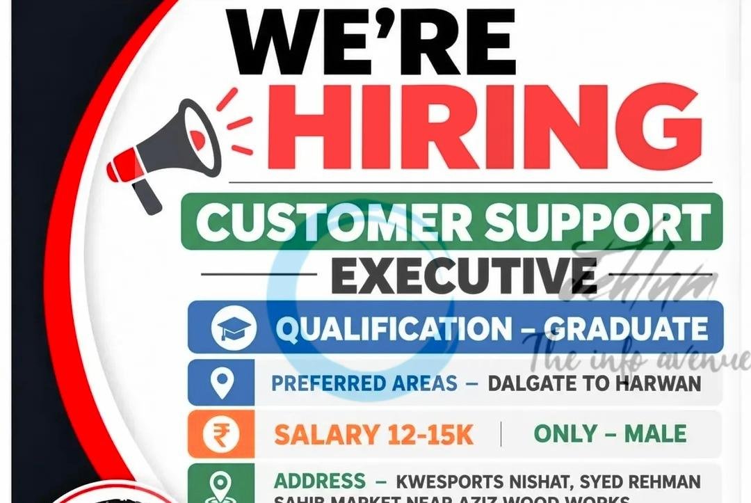 KWESPORTS srinagar Customer Support Executive job opportunities 2026