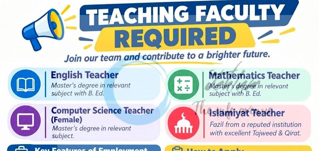 Iqbal Memorial Institute Srinagar Teaching Faculty job Opportunities 2026