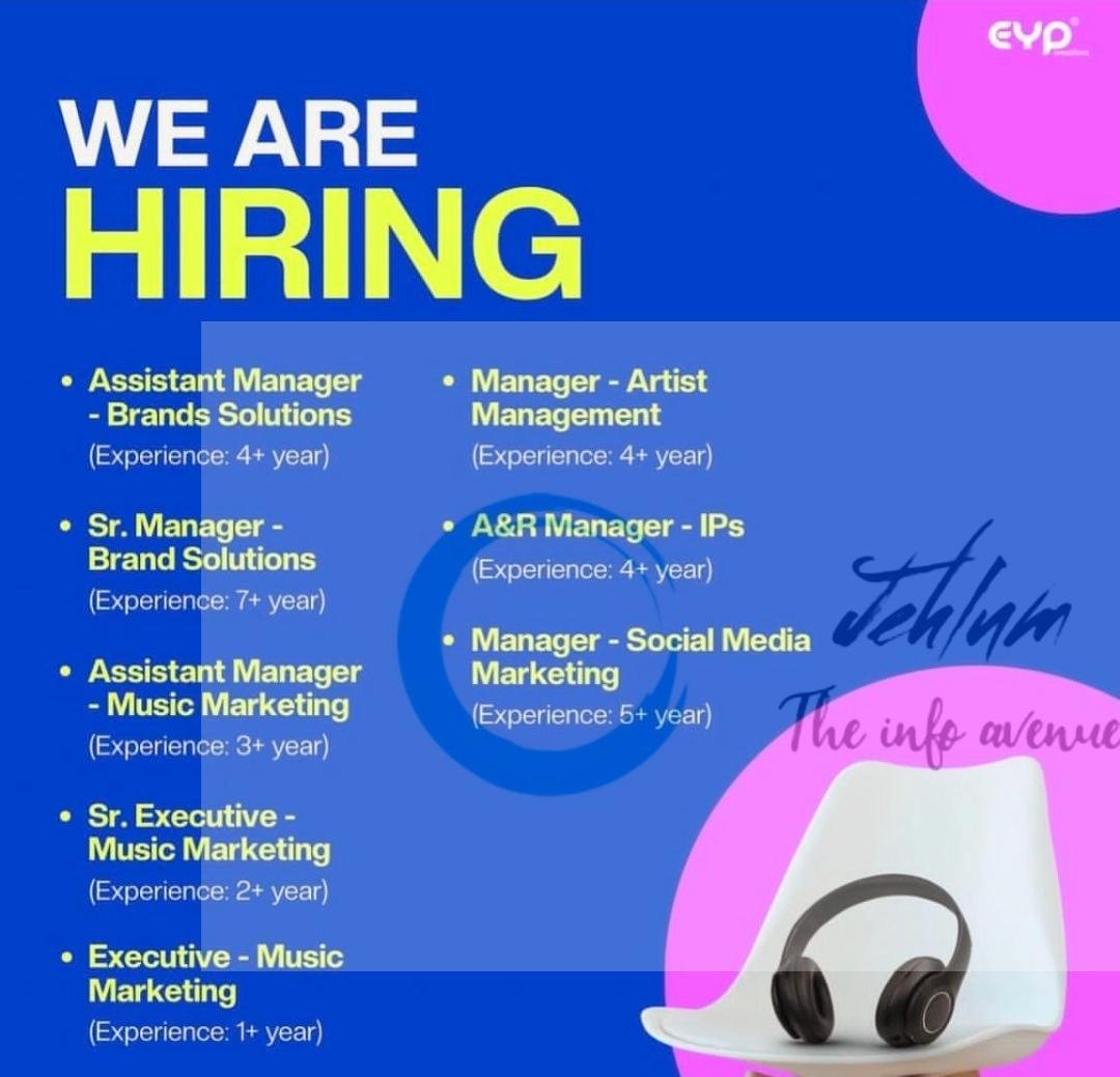 EYP Creations Mohali staff opportunities 2026