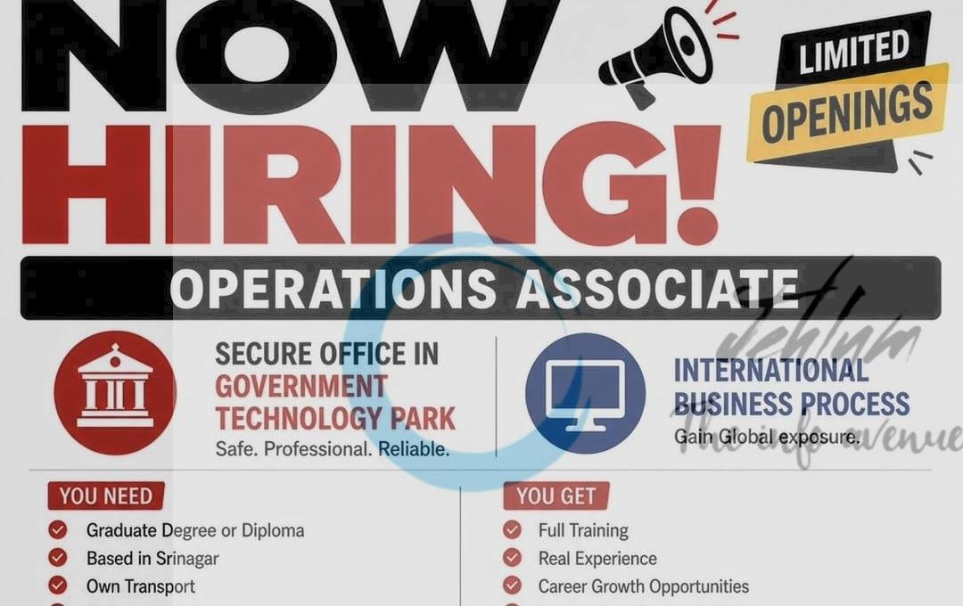 HireHippo Srinagar Operations Associate opportunities 2026