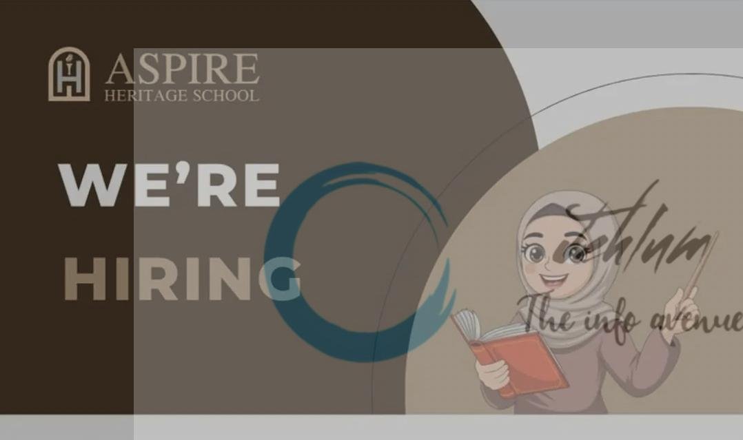 Aspire Heritage School Srinagar teaching opportunities 2026