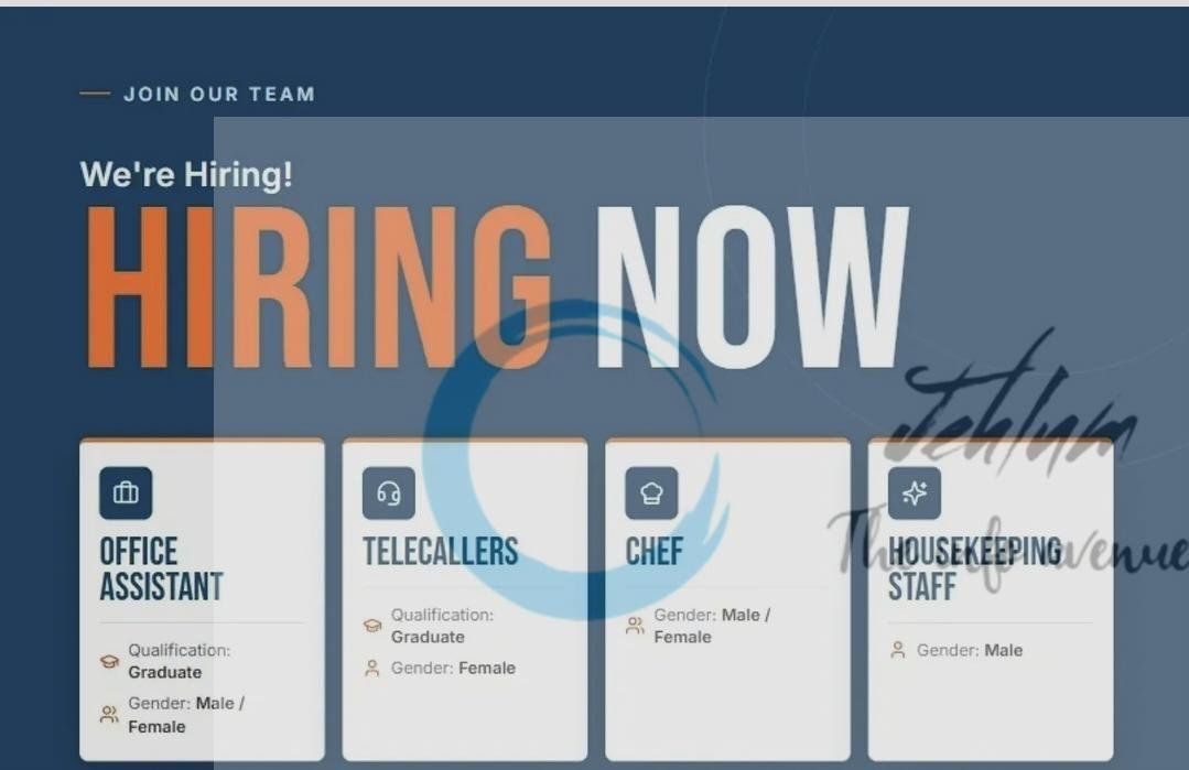 RISE Institute Srinagar staff opportunities 2026