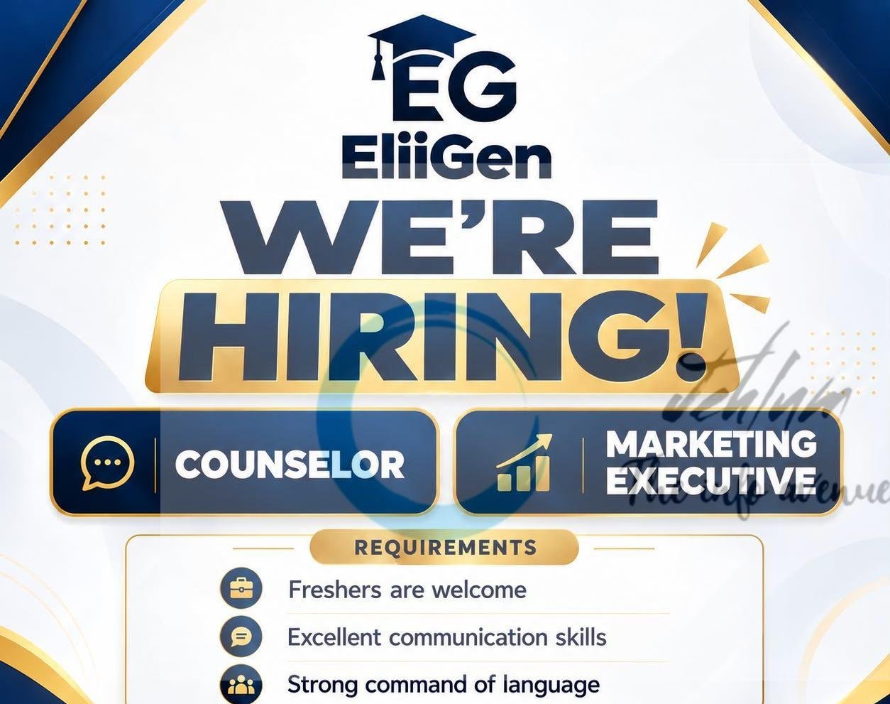 EliiGen Spring Field School Srinagar Counselor Marketing Executive opportunities 2026